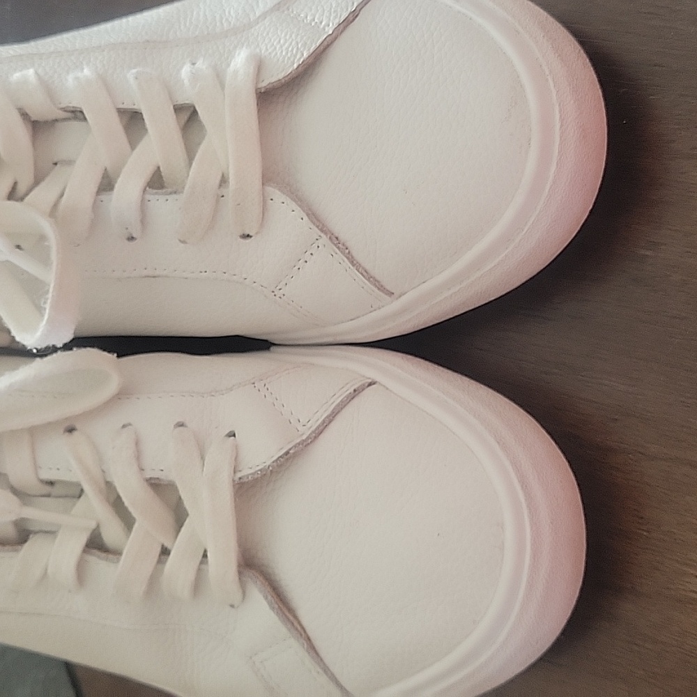 Lucky Brand Divahna Sneakers Leather 10M white - Picture 8 of 9